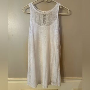 Abercrombie white lace dress